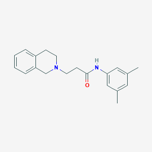 molecular formula C20H24N2O B248089 3-(3,4-dihydro-2(1H)-isoquinolinyl)-N-(3,5-dimethylphenyl)propanamide 