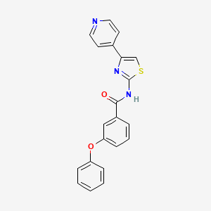 3-phenoxy-N-(4-(pyridin-4-yl)thiazol-2-yl)benzamide