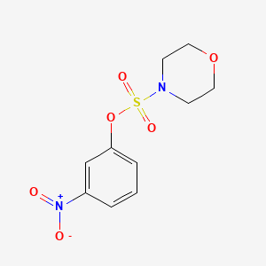 molecular formula C10H12N2O6S B2480911 3-硝基苯基吗啉-4-磺酸酯 CAS No. 890602-99-0