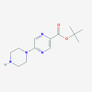 Tert-butyl 5-piperazin-1-ylpyrazine-2-carboxylate