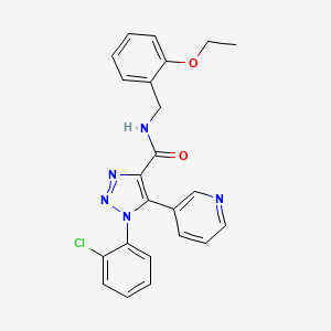 1-(2-chlorophenyl)-N-(2-ethoxybenzyl)-5-(pyridin-3-yl)-1H-1,2,3-triazole-4-carboxamide