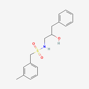 molecular formula C17H21NO3S B2480997 N-(2-羟基-3-苯基丙基)-1-(间甲苯基)甲磺酰胺 CAS No. 1351591-93-9