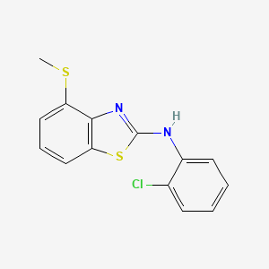 N-(2-chlorophenyl)-4-(methylthio)benzo[d]thiazol-2-amine