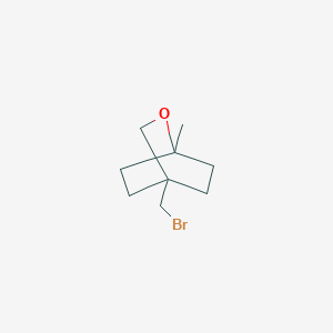 molecular formula C9H15BrO B2481047 4-(Bromomethyl)-1-methyl-2-oxabicyclo[2.2.2]octane CAS No. 2137033-85-1