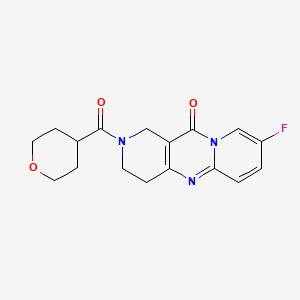 8-fluoro-2-(tetrahydro-2H-pyran-4-carbonyl)-3,4-dihydro-1H-dipyrido[1,2-a:4',3'-d]pyrimidin-11(2H)-one