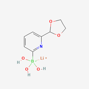 Lithium (6-(1,3-dioxolan-2-yl)pyridin-2-yl)trihydroxyborate