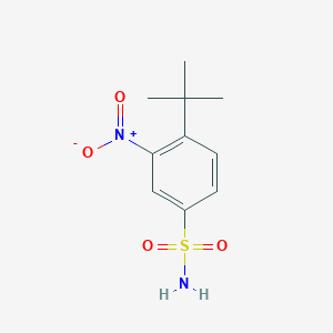 molecular formula C10H14N2O4S B2481079 4-Tert-butyl-3-nitrobenzenesulfonamide CAS No. 218442-56-9