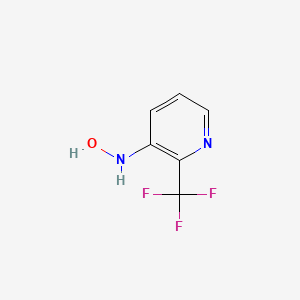 molecular formula C6H5F3N2O B2481125 N-[2-(Trifluoromethyl)pyridin-3-yl]hydroxylamine CAS No. 2375273-28-0