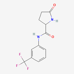 5-oxo-N-[3-(trifluoromethyl)phenyl]prolinamide