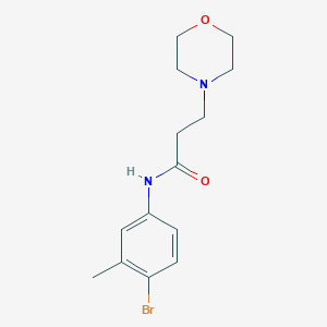 N-(4-bromo-3-methylphenyl)-3-(morpholin-4-yl)propanamide