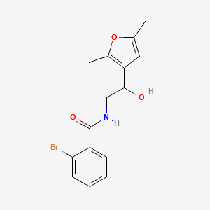2-bromo-N-(2-(2,5-dimethylfuran-3-yl)-2-hydroxyethyl)benzamide
