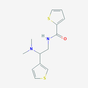 N-(2-(dimethylamino)-2-(thiophen-3-yl)ethyl)thiophene-2-carboxamide