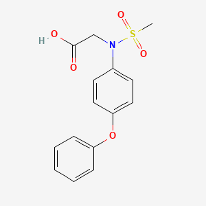 N-(methylsulfonyl)-N-(4-phenoxyphenyl)glycine