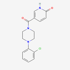 5-[4-(2-Chlorophenyl)piperazine-1-carbonyl]pyridin-2-ol
