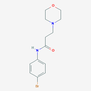 N-(4-bromophenyl)-3-(4-morpholinyl)propanamide