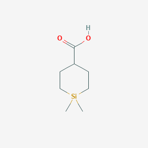 1,1-Dimethylsilinane-4-carboxylic acid