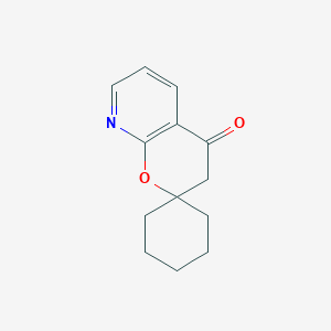 molecular formula C13H15NO2 B2481361 螺[3H-吡喃[2,3-b]吡啶-2,1'-环己烷]-4-酮 CAS No. 2241142-05-0