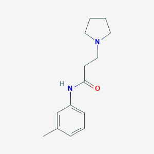 3-Pyrrolidin-1-yl-N-m-tolyl-propionamide