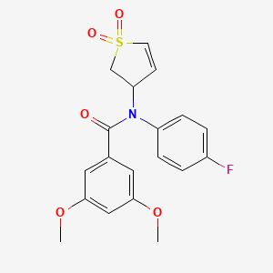 N-(1,1-DIOXIDO-2,3-DIHYDRO-3-THIOPHENYL)-N-(4-FLUOROPHENYL)-3,5-DIMETHOXYBENZAMIDE