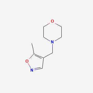 molecular formula C9H14N2O2 B2481479 4-((5-甲基异噁唑-4-基)甲基)吗啉 CAS No. 1862740-88-2