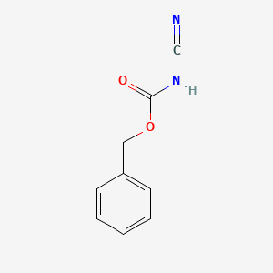 molecular formula C9H8N2O2 B2481481 N-cianobencilcarbamato CAS No. 86554-53-2