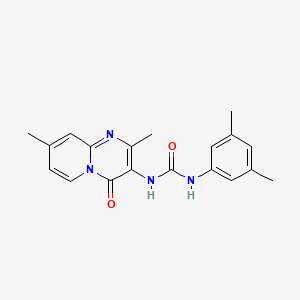 1-(2,8-dimethyl-4-oxo-4H-pyrido[1,2-a]pyrimidin-3-yl)-3-(3,5-dimethylphenyl)urea
