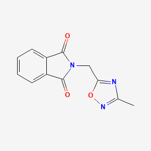 2-((3-Methyl-1,2,4-oxadiazol-5-yl)methyl)isoindoline-1,3-dione