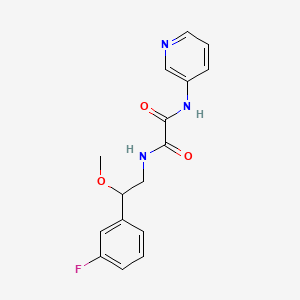 N1-(2-(3-fluorophenyl)-2-methoxyethyl)-N2-(pyridin-3-yl)oxalamide