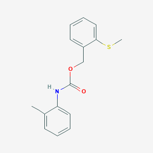 2-(methylsulfanyl)benzyl N-(2-methylphenyl)carbamate