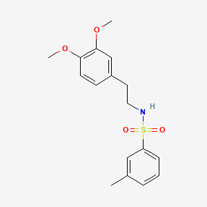 molecular formula C17H21NO4S B2481541 N-[2-(3,4-dimethoxyphenyl)ethyl]-3-methylbenzenesulfonamide CAS No. 321722-57-0