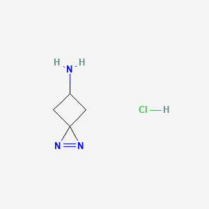 1,2-Diazaspiro[2.3]hex-1-en-5-amine hydrochloride