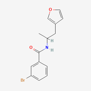 3-bromo-N-(1-(furan-3-yl)propan-2-yl)benzamide