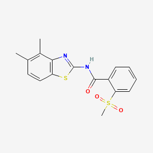 N-(4,5-dimethylbenzo[d]thiazol-2-yl)-2-(methylsulfonyl)benzamide