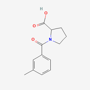 molecular formula C13H15NO3 B2481622 1-[(3-Methylphenyl)carbonyl]proline CAS No. 1008069-04-2