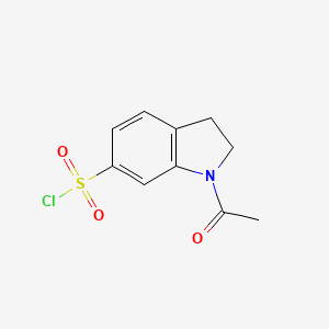 molecular formula C10H10ClNO3S B2481642 1-Acetylindoline-6-sulfonyl chloride CAS No. 313690-18-5