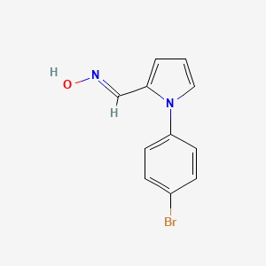 (E)-1-[1-(4-bromophenyl)-1H-pyrrol-2-yl]-N-hydroxymethanimine