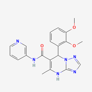 7-(2,3-dimethoxyphenyl)-5-methyl-N-(pyridin-3-yl)-4,7-dihydro-[1,2,4]triazolo[1,5-a]pyrimidine-6-carboxamide