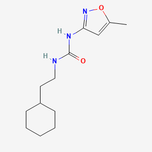 molecular formula C13H21N3O2 B2481716 1-(2-Cyclohexylethyl)-3-(5-methylisoxazol-3-yl)urea CAS No. 915904-63-1