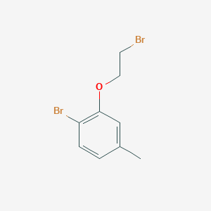 molecular formula C9H10Br2O B2481726 1-Bromo-2-(2-bromoethoxy)-4-methylbenzene CAS No. 2104212-81-7