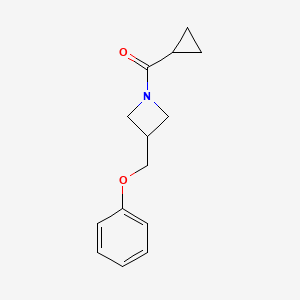 Cyclopropyl(3-(phenoxymethyl)azetidin-1-yl)methanone