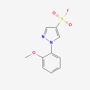 1-(2-Methoxyphenyl)pyrazole-4-sulfonyl fluoride
