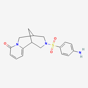 3-((4-aminophenyl)sulfonyl)-3,4,5,6-tetrahydro-1H-1,5-methanopyrido[1,2-a][1,5]diazocin-8(2H)-one