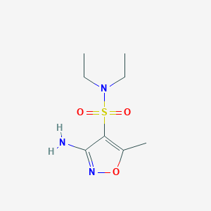3-amino-N,N-diethyl-5-methyl-1,2-oxazole-4-sulfonamide