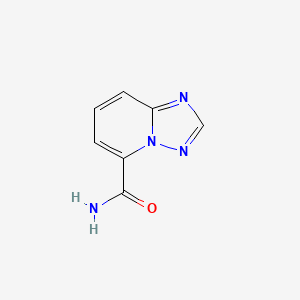 molecular formula C7H6N4O B2481815 [1,2,4]Triazolo[1,5-a]pyridine-5-carboxamide CAS No. 1877053-32-1