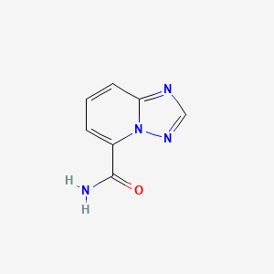 molecular formula C7H6N4O B2481815 [1,2,4]トリアゾロ[1,5-a]ピリジン-5-カルボキサミド CAS No. 1877053-32-1