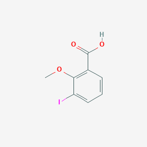 molecular formula C8H7IO3 B2481861 3-碘-2-甲氧基苯甲酸 CAS No. 879498-16-5