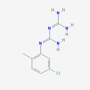 molecular formula C9H12ClN5 B2481879 N-(5-chloro-2-methylphenyl)imidodicarbonimidic diamide CAS No. 49872-65-3
