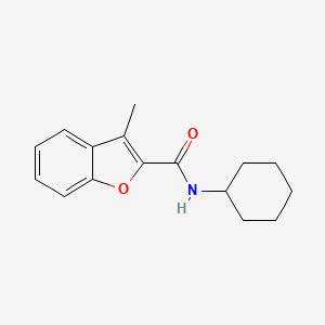 N-cyclohexyl-3-methyl-1-benzofuran-2-carboxamide