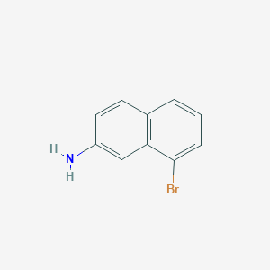 molecular formula C10H8BrN B2481887 8-Bromonaphthalen-2-amine CAS No. 167275-44-7