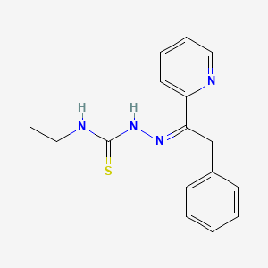 1-Ethyl-3-[(Z)-(2-phenyl-1-pyridin-2-ylethylidene)amino]thiourea